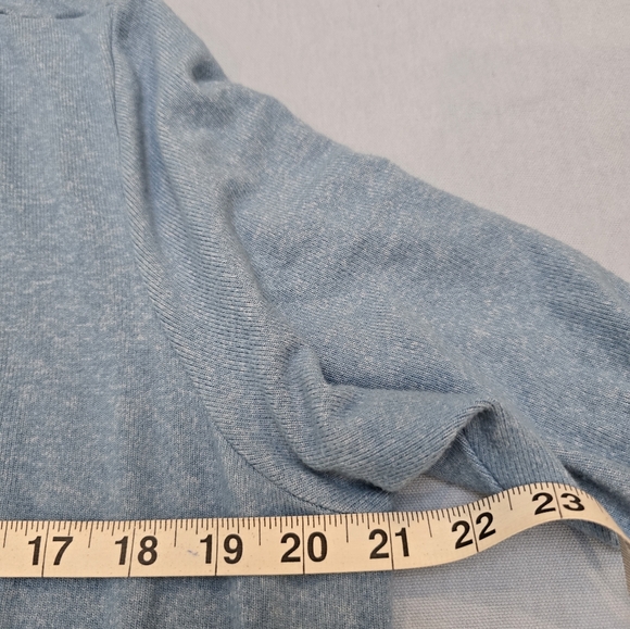 soft surroundings short dress M  Blue Tie Belt To Cinch Waist With Pockets - Picture 10 of 13